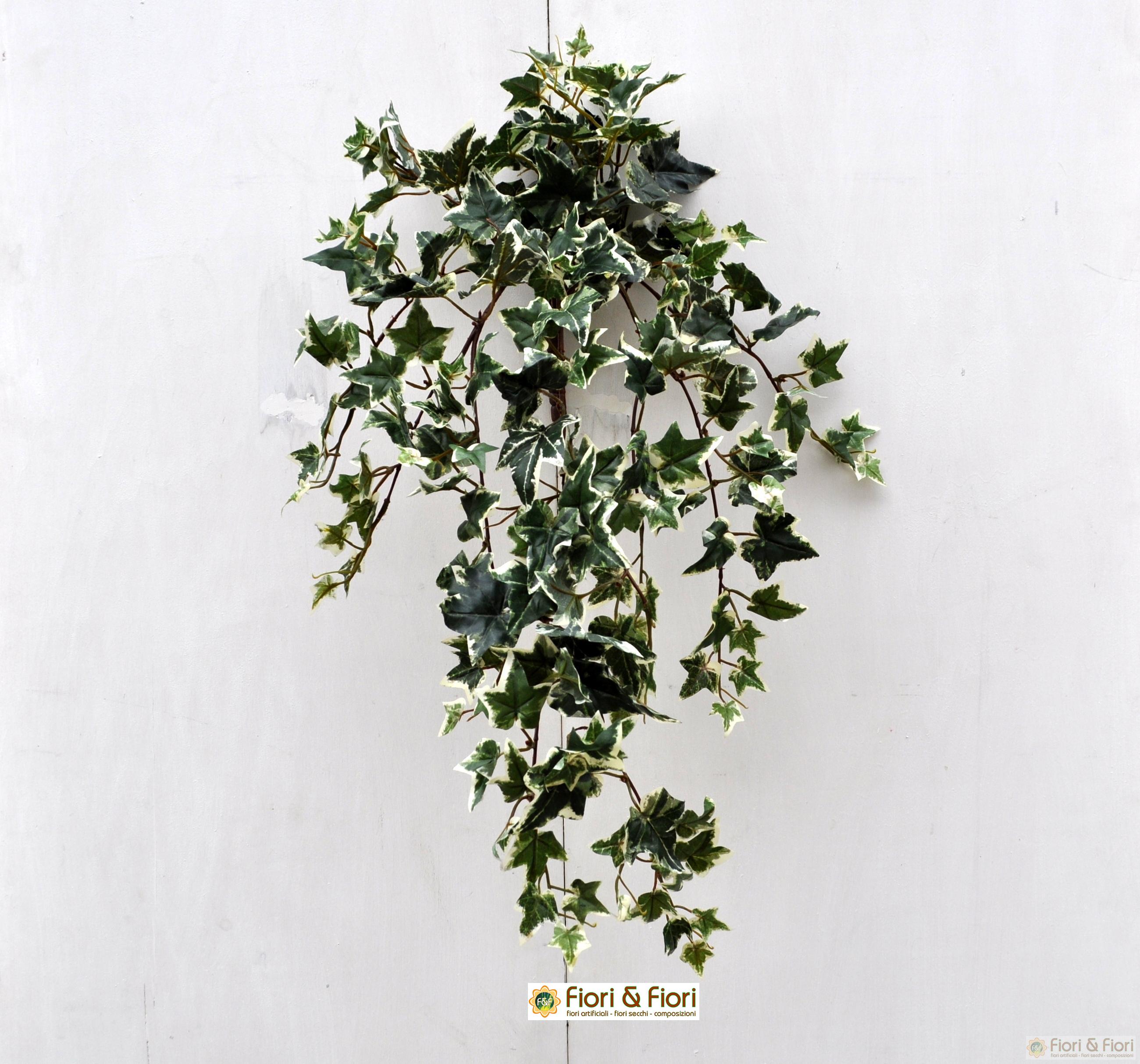 Pianta artificiale edera variegata per decorazioni di interni
