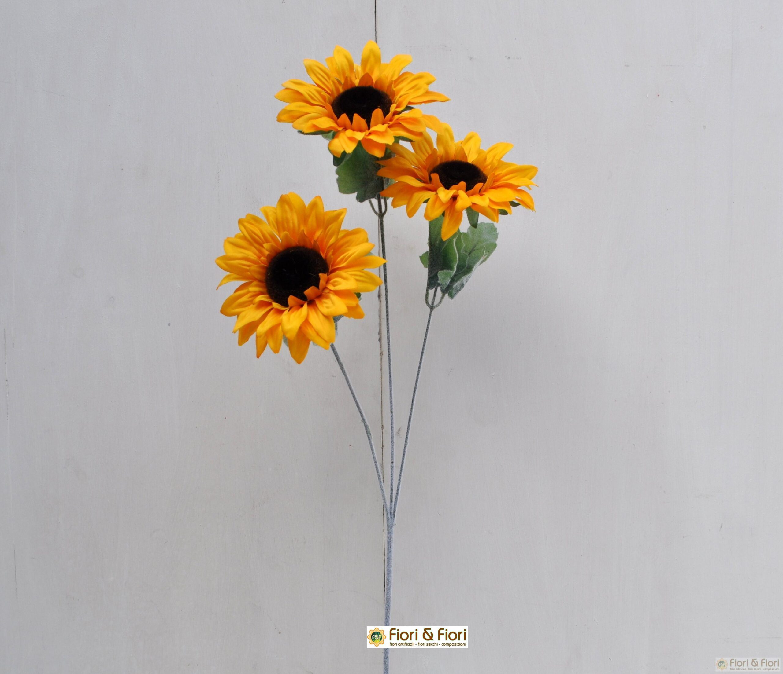 Fiore artificiale girasole country giallo