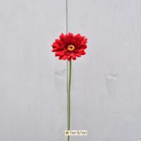 Fiore artificiale Gerbera rossa