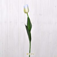 Fiore artificiale tulipano bianco