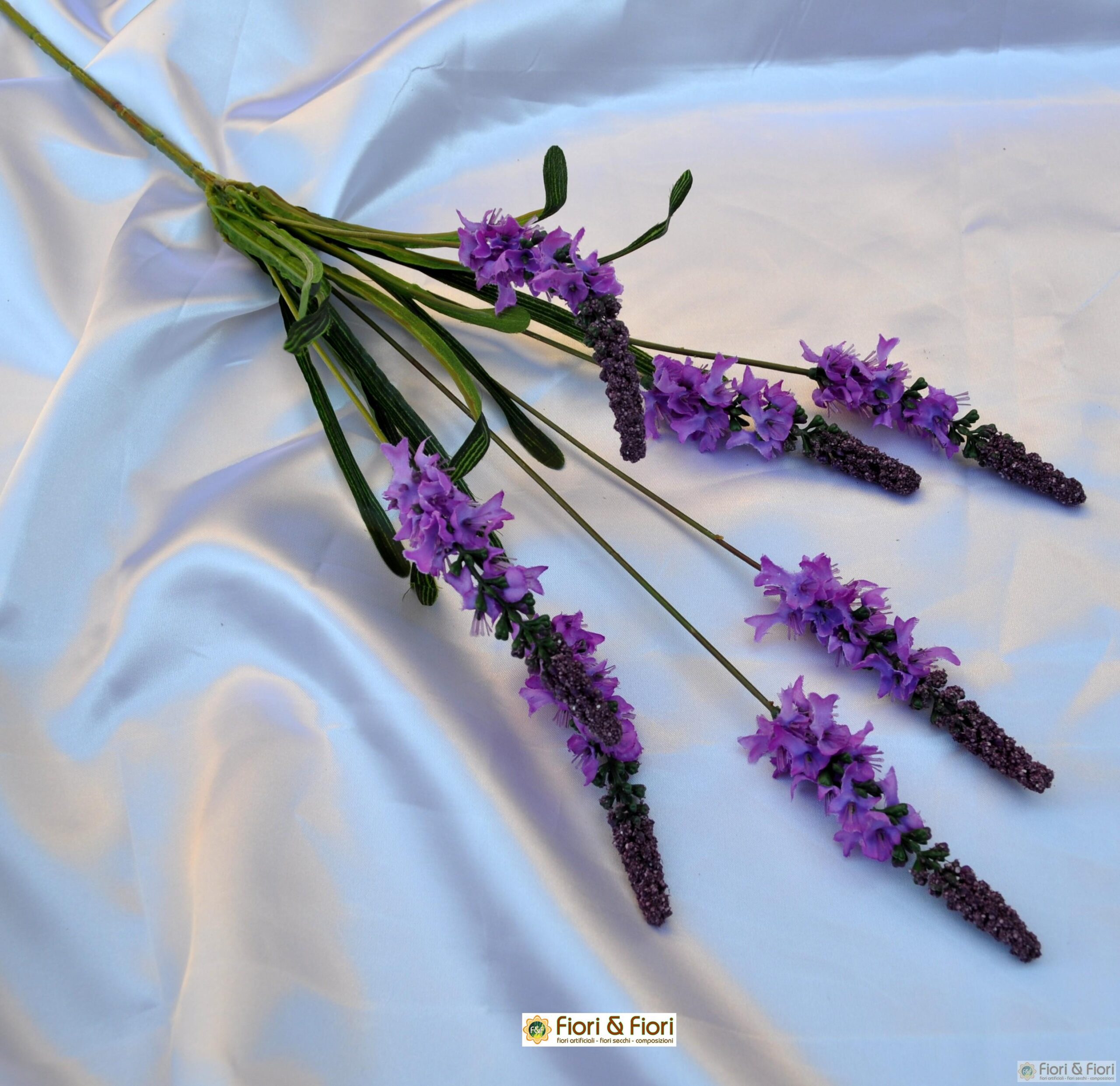 Lavanda artificiale spray viola per bouquet di fiori finti