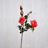 Fiore artificiale Rosa Margaret Fucsia