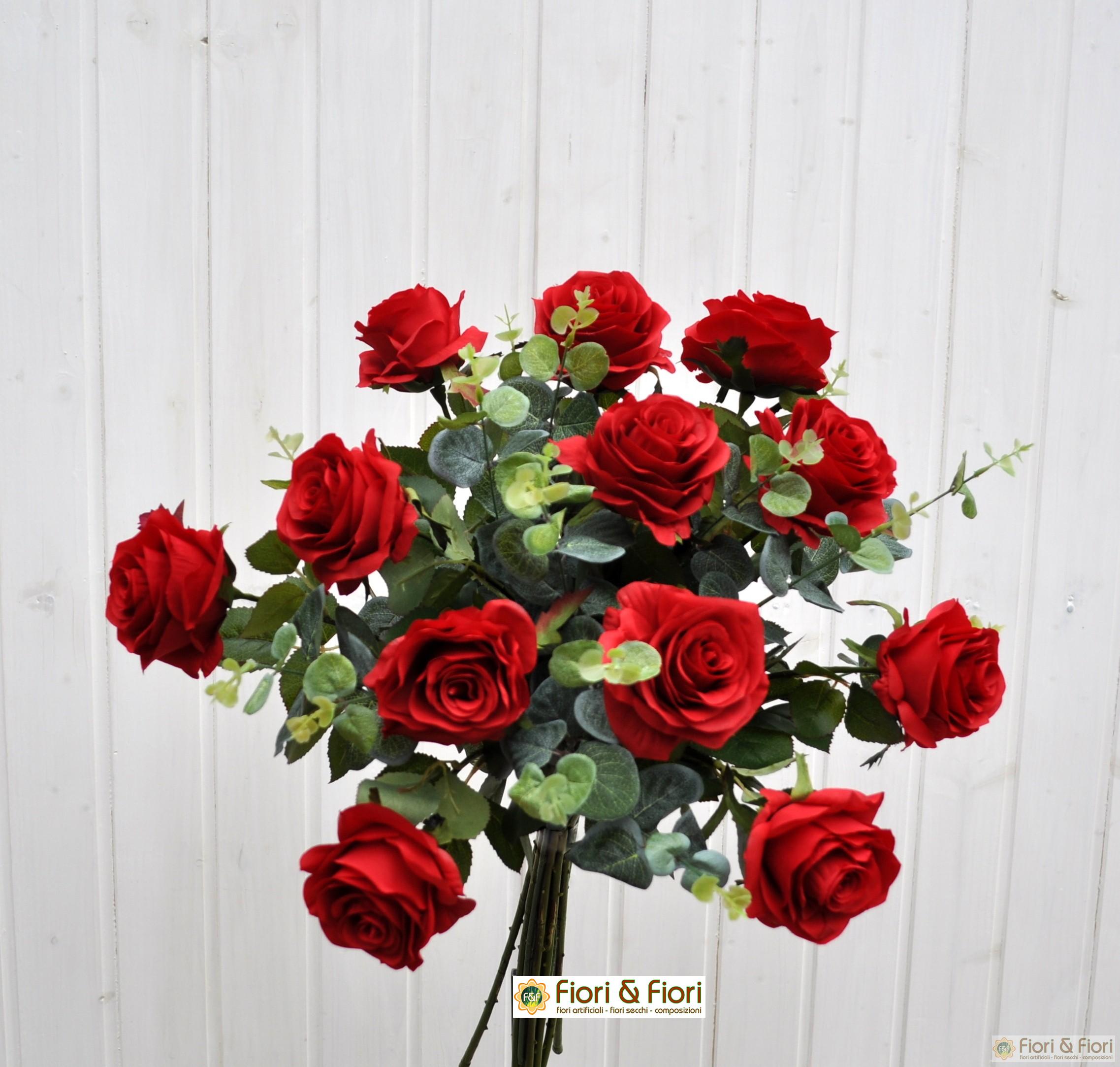 fiori artificiali Rose France per arredamenti di interni