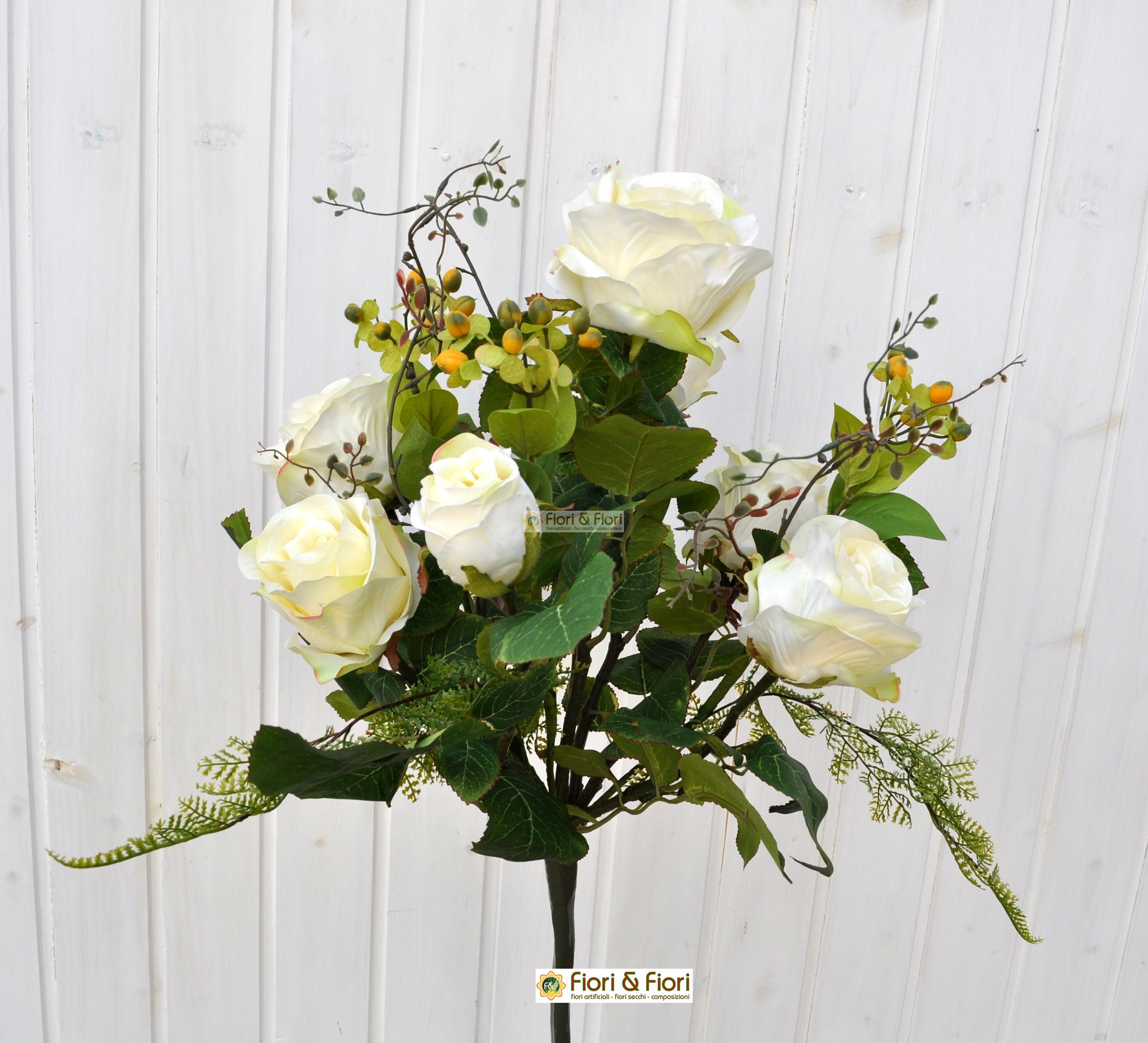 Rose Artificiali Nere – Fiori Finti Per Decorazione – Confezione Da 12 Pezzi - 3