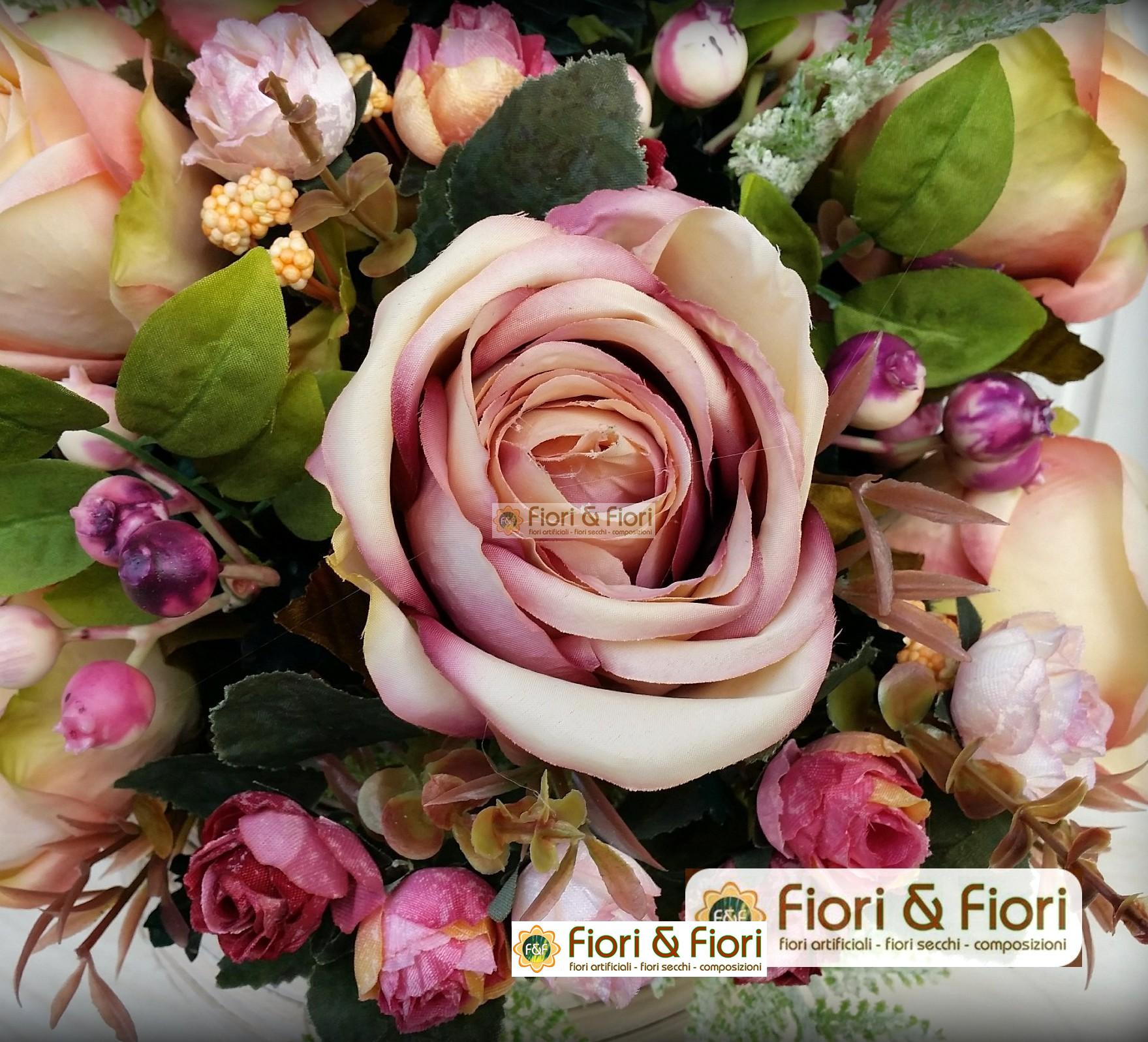 composizioni di fiori finti