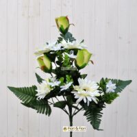 Bouquet Gerbera artificiale verde