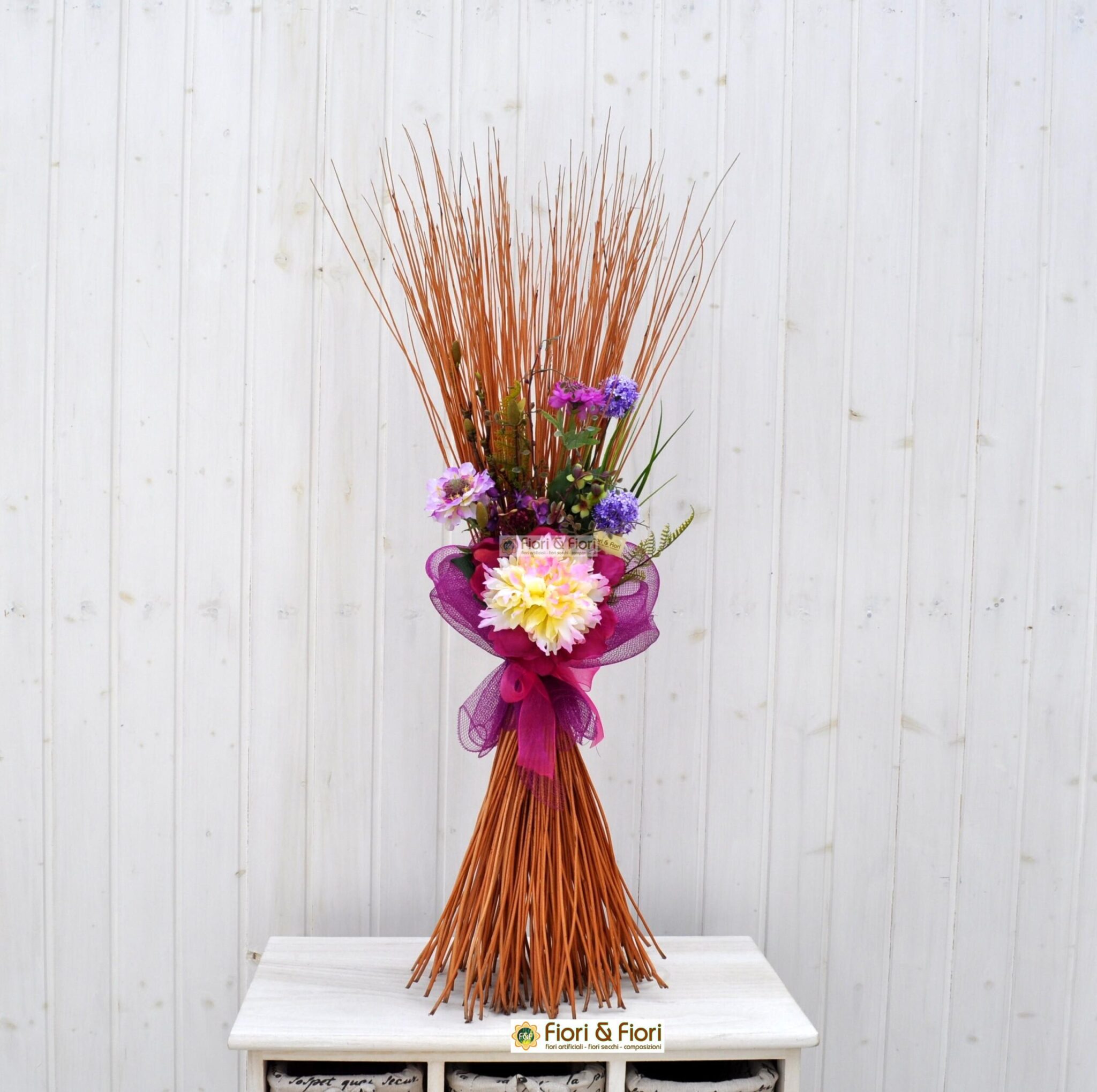 6 Girasoli Artificiali Vintage Olrla - Stelo Lungo 66 Cm, Seta Realistica Per Decorazioni Casa E Feste - Foto 7