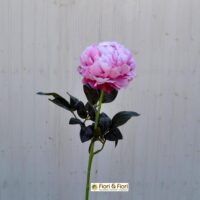 Peonia artificiale lux rosa