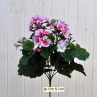 Geranio artificiale pelargonium rosa