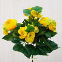 Begonia artificiale giallo