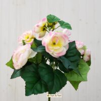 Begonia artificiale rosa