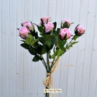 Rose artificiali rosa