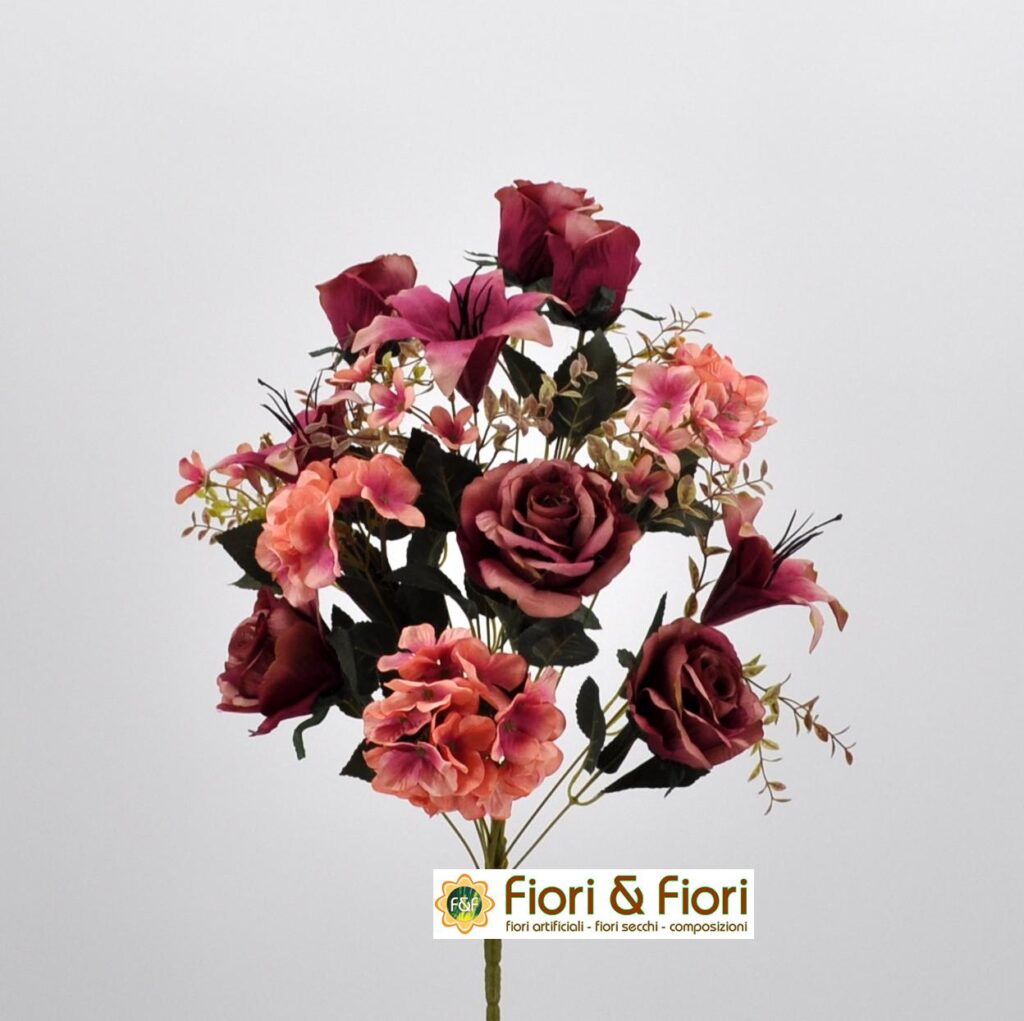 20 fasci di fiori artificiali autunnali per esterni, resistenti ai