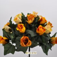 Bouquet fiori artificiali Lady Mary giallo