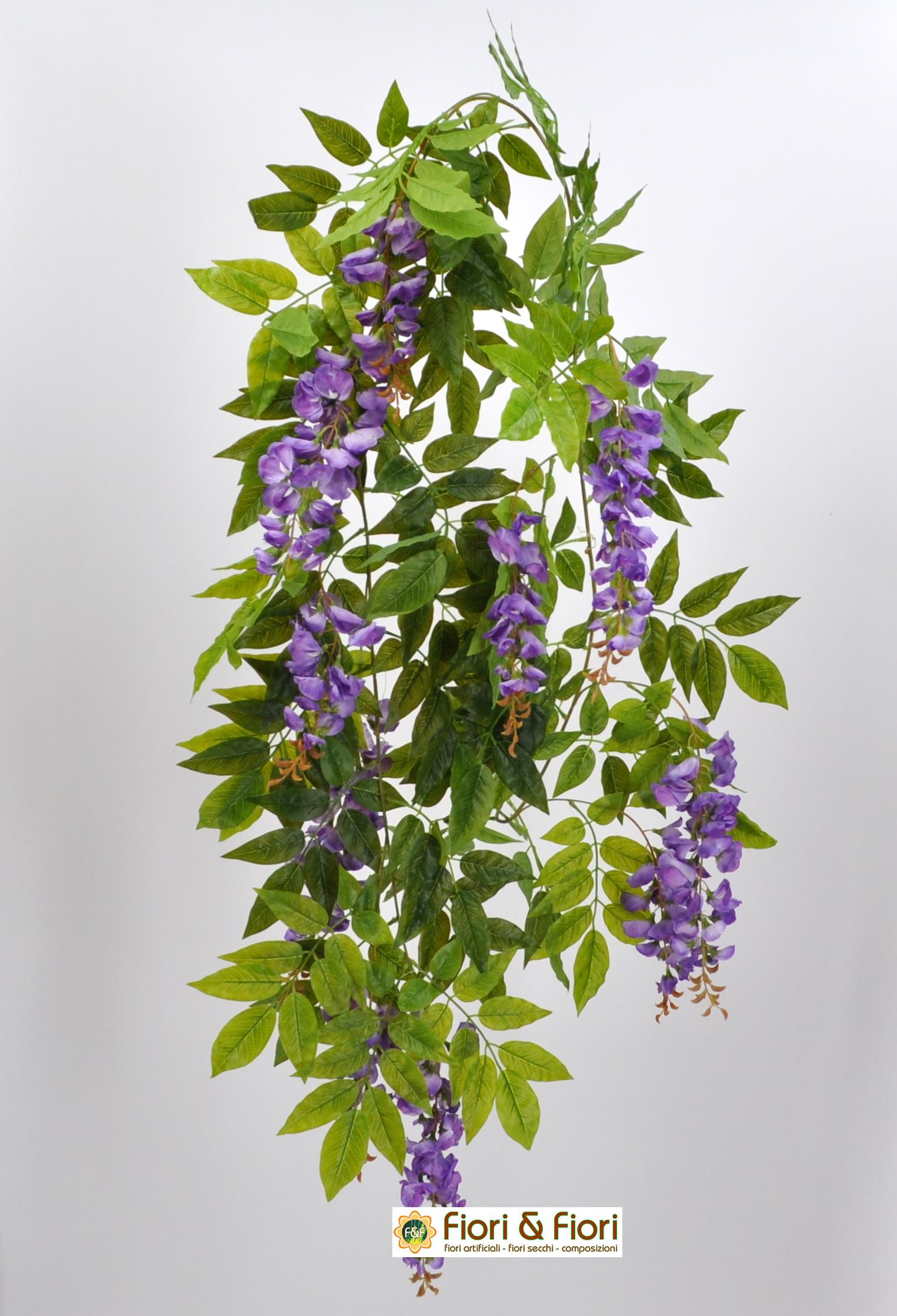 Adesivi Murali Adesivo Muro Glicine Viola YUNBEY - 2 Pezzi 28x90cm Con Farfalle E Colibrì - Decorazione Parete Adesivo Per Pareti