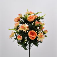 Bouquet Peonie e Dalie salmone