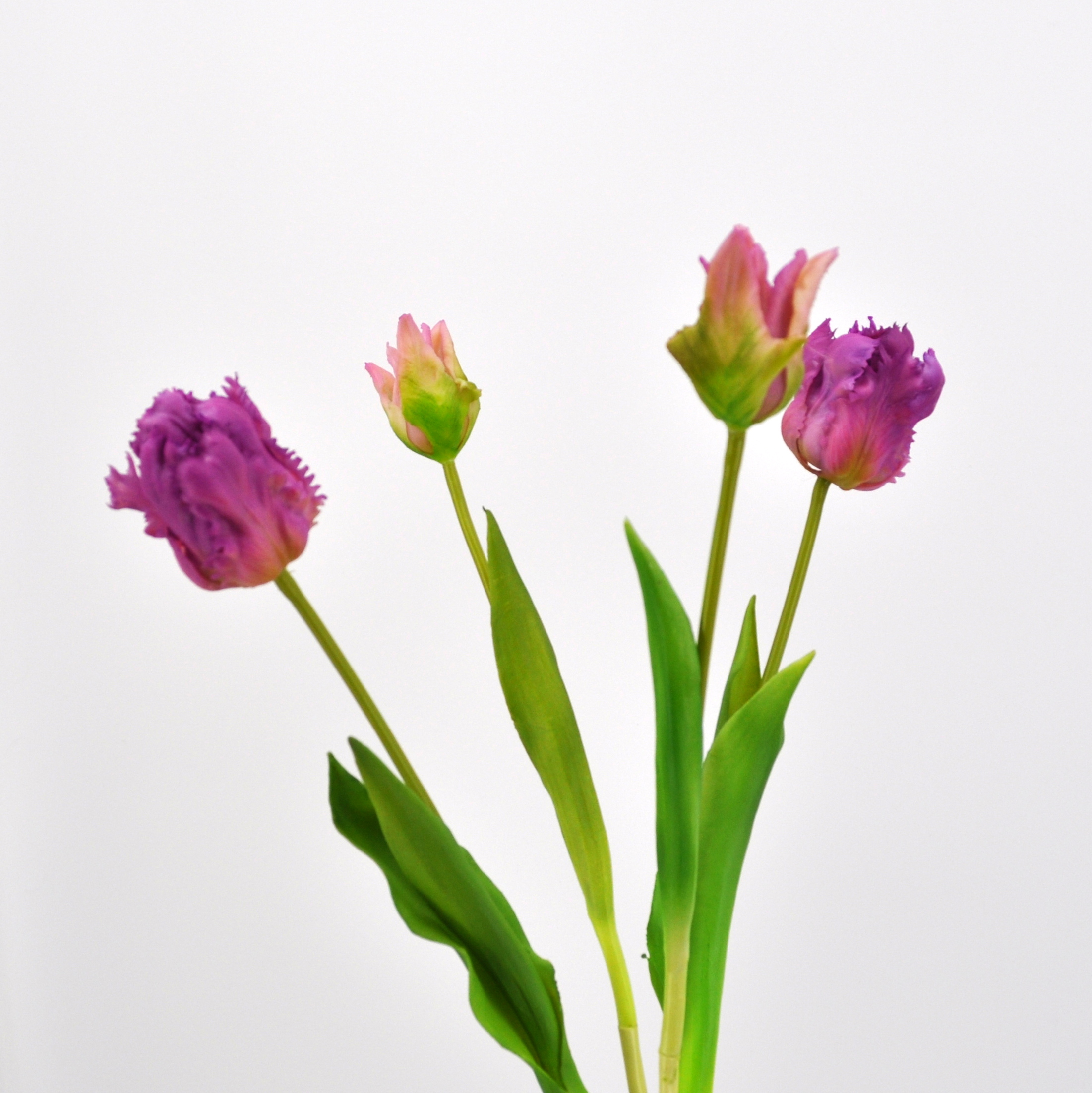 outgeek 21 Rami Fiore Artificiale Fiore Finto Ramo Simulato Fiore Tulipano Faux Festa Per La Decorazione Domestica