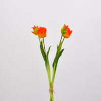 Tulipani artificiali lux arancio