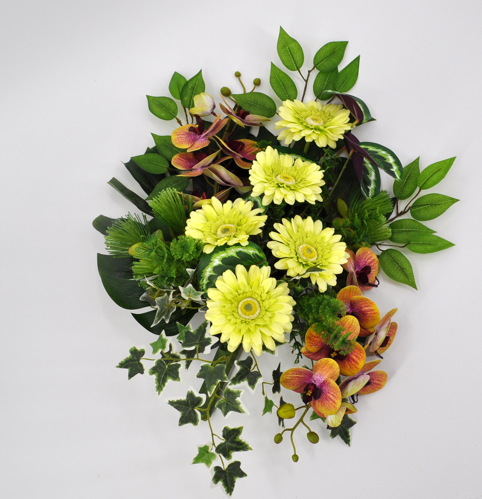 MEIWO Fiori Finti Artificiali 5 Pezzi Reale Bouquet Fiori