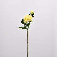 Fiore artificiale Rosa Dalì bianca