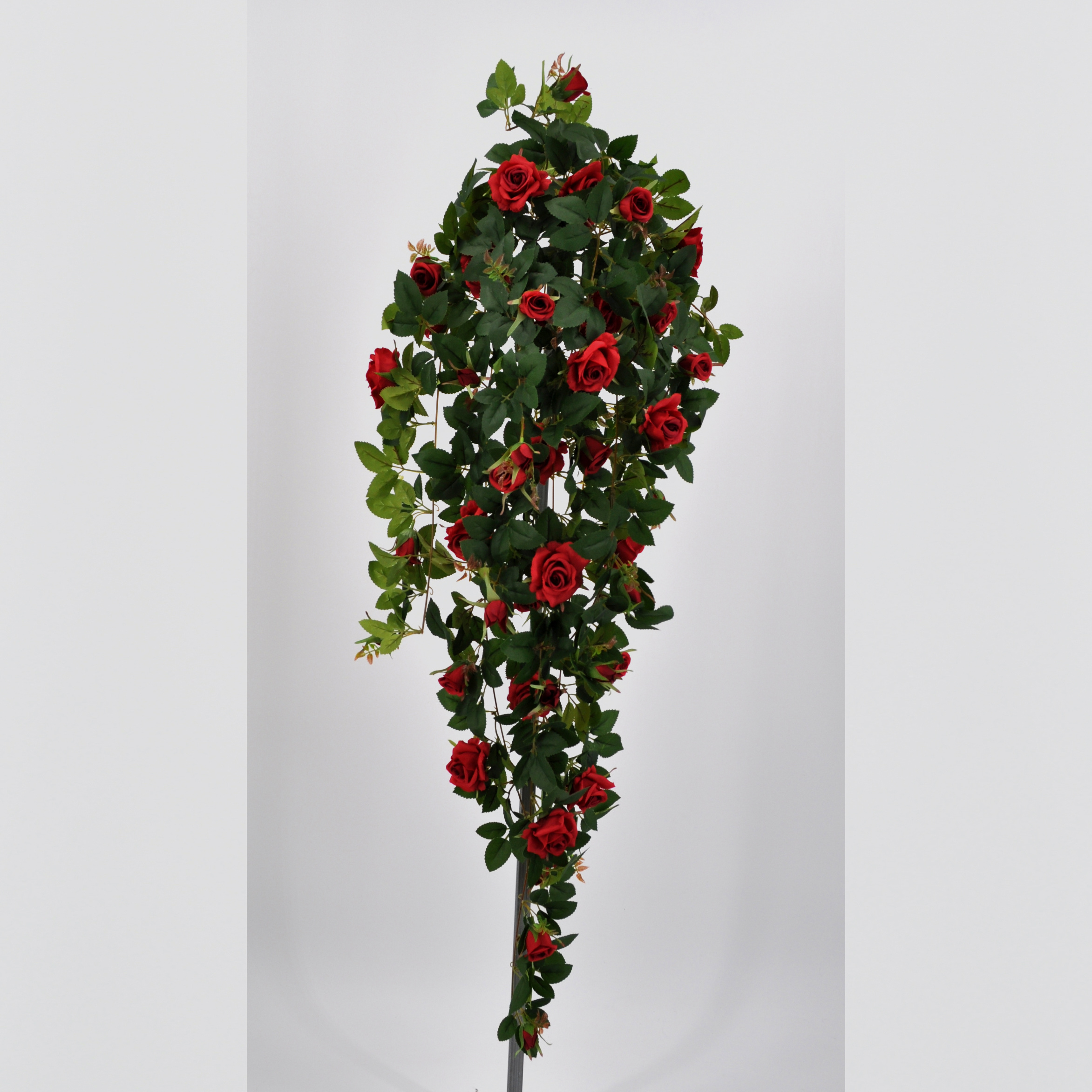 3 Rami Di Bouganville Artificiale Rossa Da Appendere - Piante Finte Per Esterni Resistenti Ai UV - Decorazione Per Balcone, Patio E Giardino