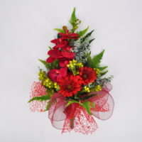 Bouquet fiori artificiali Fresh rosso