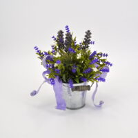 Composizione fiori artificiali lavanda