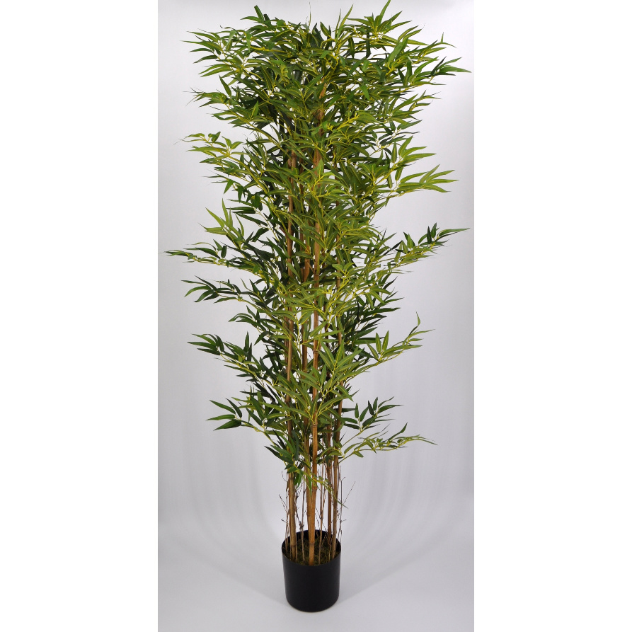 Pianta artificiale Bamboo verde cm 180 in materiale di alta qualità