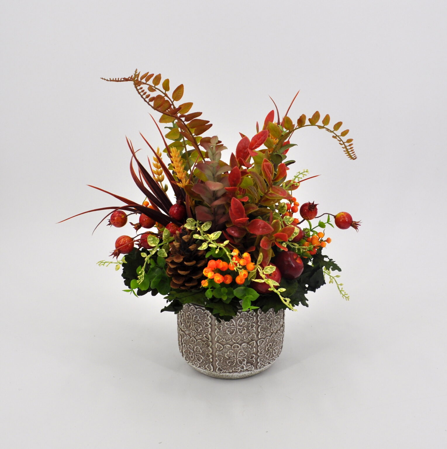65 Pezzi Bouquet Fiori Finti Con Eucalipto, Fiori Artificiali Realistici Per Decorazione Casa, Matrimonio, Ufficio, Composizioni Fai Da Te