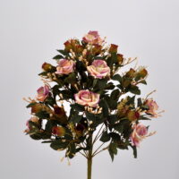 1 pezzo Bouquet di fiori di rose finte, bouquet di decorazione di stelo di  fiori artificiali, rosa finta da sposa artificiale per decorazioni per casa  di nozze