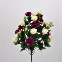 Bouquet Rose e Dalie fucsia