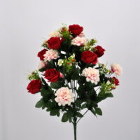 Bouquet Rose e Dalie rosso