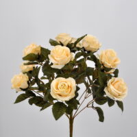 Bouquet rosa artificiale Romantik bianco