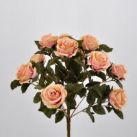 Bouquet rosa artificiale Romantik salmone