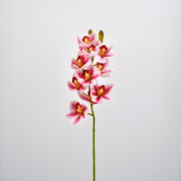 Fiore artificiale Orchidea Cymbidium elegant rosa