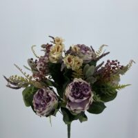 Bouquet Fiori artificiali Country Rosa