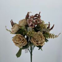 Bouquet fiori artificiali Country bianco