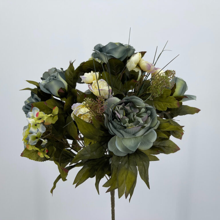 Bouquet Di 10 Calle Artificiali In Lattice - Fiori Finti Realistici Al Tattoo - Colore Avorio Per Matrimoni E Casa - 5