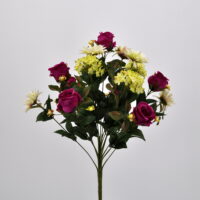 Bouquet fiori artificiali Gerbera Rosa fucsia