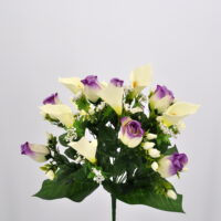 Bouquet Calle e Rose viola