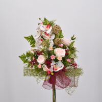Bouquet fiori artificiali Sogno fiorito bianco