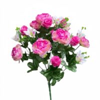 Bouquet fiori artificiali Angelica fucsia