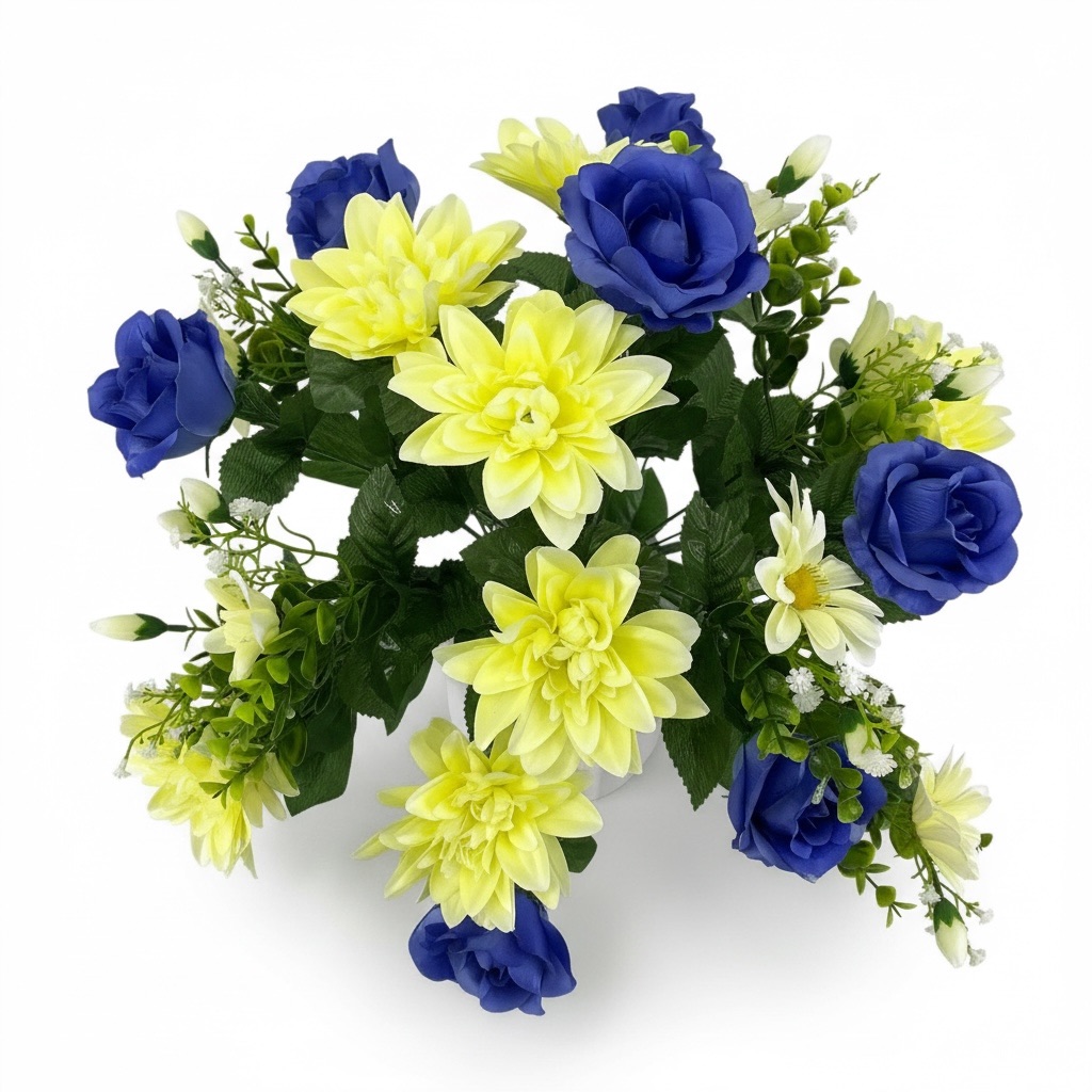 Bodhi2000 Fiori finti artificiali, pianta artificiale, 1 ramo di seta