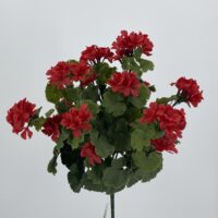 Geranio artificiale UV rosso