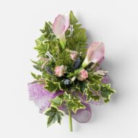 Bouquet Calle e Lavanda rosa