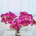 P2 Fiore artificiale orchidea phalaenopsis real touch fucsia