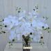 Fiore artificiale orchidea phalaenopsis real touch bianco