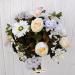 P 1 Bouquet fiori artificiali rustico bianco