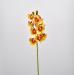 Fiore artificiale Orchidea cymbidium elegant arancio