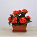 Begonia artificiale balcone arancio